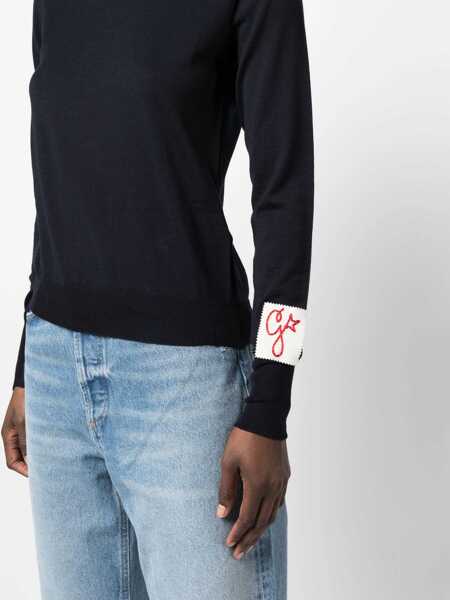 Pulovere Golden Goose Golden Goose Sweater With Round Neck In Wool BLUE Femei (BM 19268985) 5