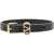 Valentino Garavani Leather Bracelet NERO/CRYSTAL