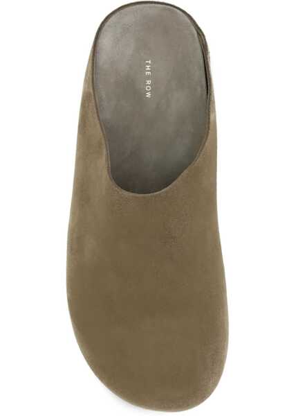 Sandale THE ROW Suede Hudson Mules MILITARY Femei (BM 19269338) 3