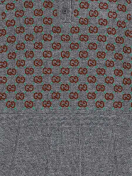 Rochii casual Gucci Wool Dress MEDIUM GREY/MIX Fete (BM 19269353) 3