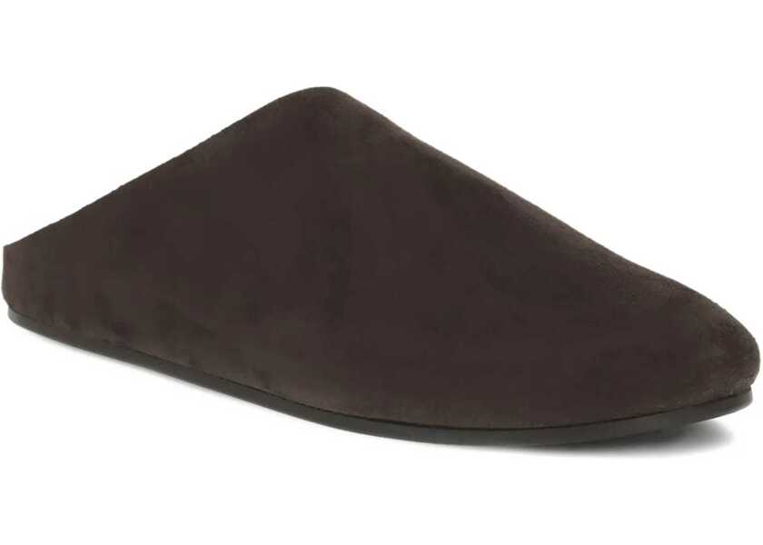 Sandale THE ROW Suede Hudson Mules LACQUER BROWN Femei (BM 19269359) 2