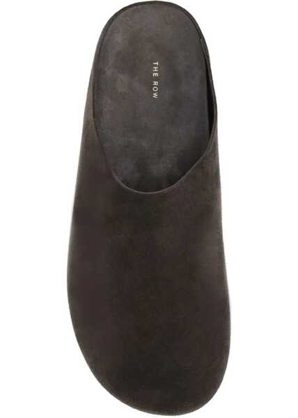 Sandale THE ROW Suede Hudson Mules LACQUER BROWN Femei (BM 19269359) 3