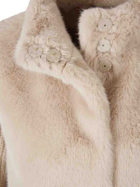 Jachete Herno Faux Mink Fur Resort Jacket PINK Femei (BM 19269455) 4