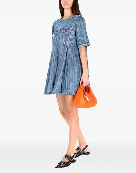 Rochii casual Ganni Denim Dress DENIM Femei (BM 19269470) 2