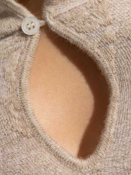 Pulovere Ganni Alpaca Blend Sweater BEIGE Femei (BM 19269485) 5