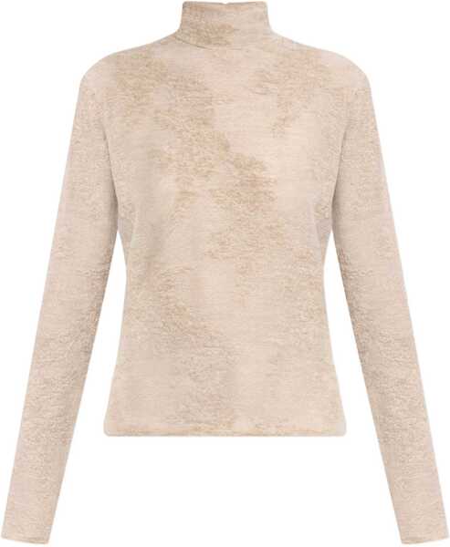 Pulovere Ganni Alpaca Blend Sweater BEIGE Femei (BM 19269485) 1