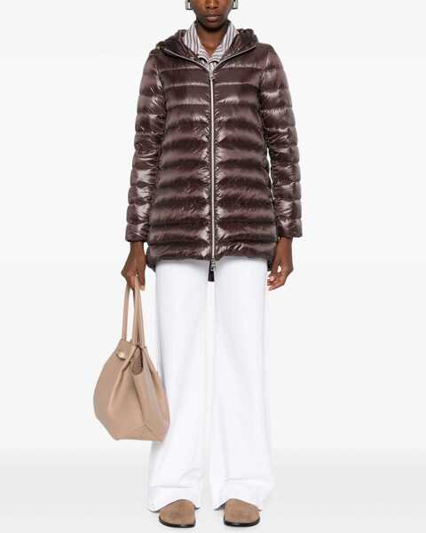 Geci de iarna Herno Down Jacket A-Shape Resort BROWN Femei (BM 19269491) 2