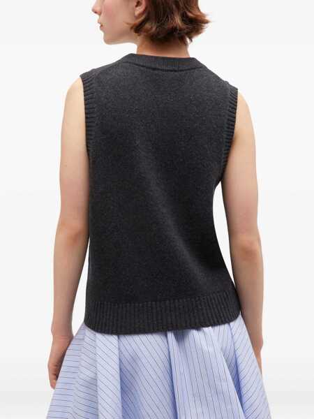 Veste casual Ganni Rose Vest CHARCOAL Femei (BM 19269503) 4