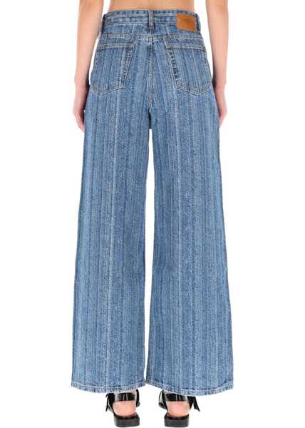Blugi skinny Ganni Striped Baggy Jeans DENIM Femei (BM 19269533) 4