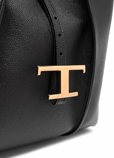 Genti de umar TODS Borsa Shopping T Timeless Medium BLACK Femei (BM 19269539) 4