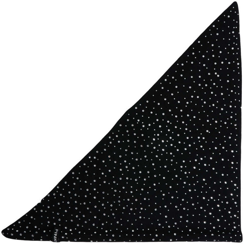 Esarfe Pinko Scarf with rhinestones Svizzera Black Femei (BM 19269617) 1