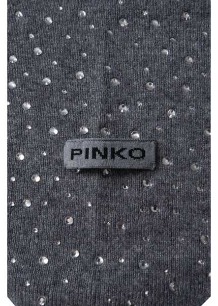 Esarfe Pinko Scarf with rhinestones Svizzera Grey Femei (BM 19269617) 3