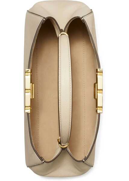 Genti de mana Tory Burch Eleanor Soft Satchel BEIGE Femei (BM 19269623) 4