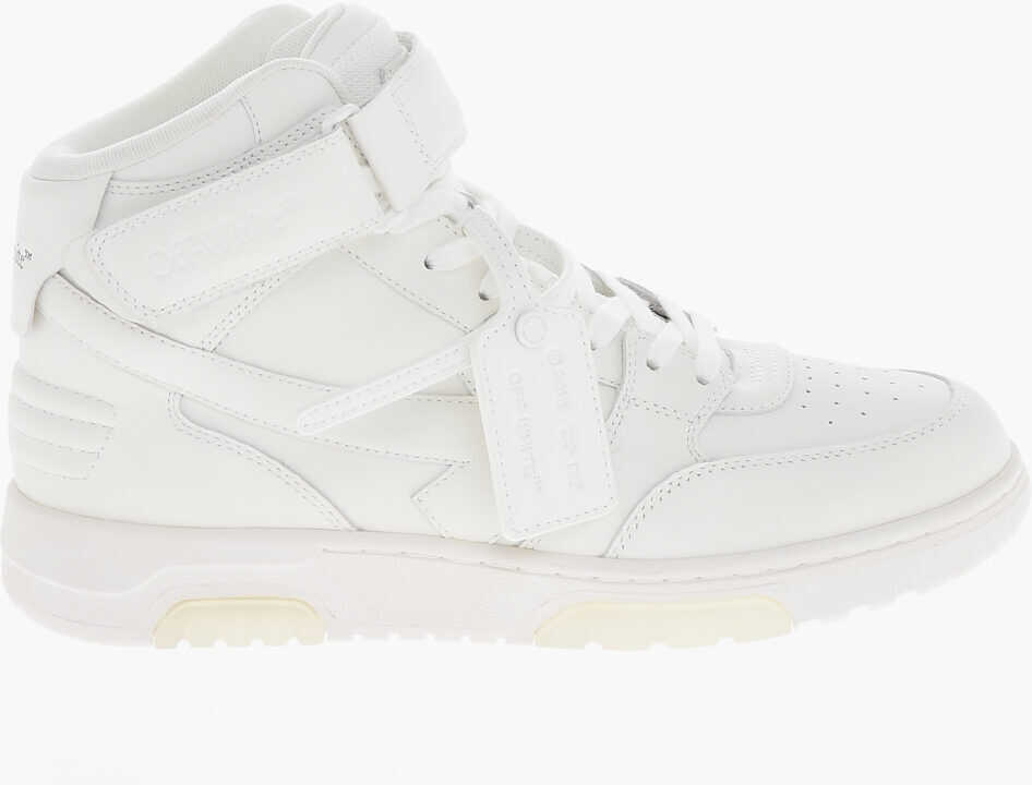 Sneakers Off-White Leather Out Of Office Sneakers With Laces And Velcro Closure White Barbati (BM 19269635) 3