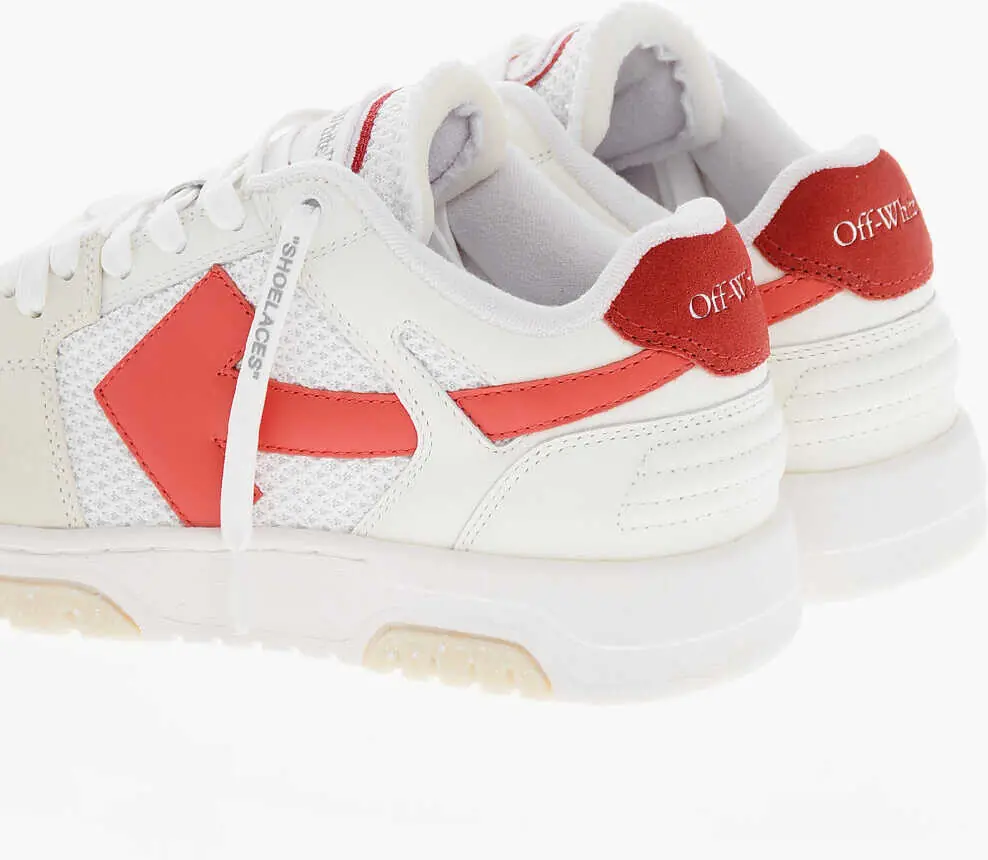 Sneakers Off-White Fabric And Suede Out Of Office Mid-Top Sneakers White Barbati (BM 19269650) 2