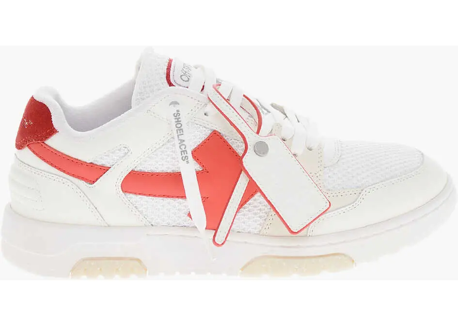 Sneakers Off-White Fabric And Suede Out Of Office Mid-Top Sneakers White Barbati (BM 19269650) 3