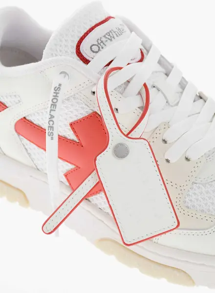 Sneakers Off-White Fabric And Suede Out Of Office Mid-Top Sneakers White Barbati (BM 19269650) 4