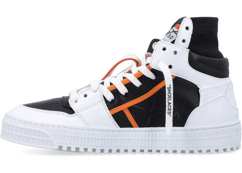 Sneakers Off-White Leather 3.0 Off Court High-Top Sneakers White Barbati (BM 19269677) 4