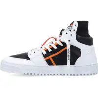 Incaltaminte Off-White pentru Barbati - Sneakers Off-White Leather 3.0 Off Court High-Top Sneakers White Barbati (BM 19269677) - B-mall.ro
