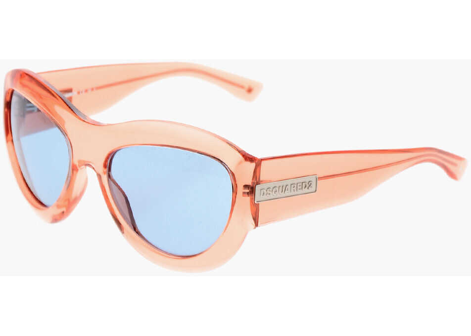 Ochelari de soare DSQUARED2 Shield Sunglasses With See-Through Frame Orange Barbati (BM 19269725) 2
