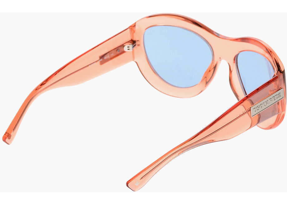 Ochelari de soare DSQUARED2 Shield Sunglasses With See-Through Frame Orange Barbati (BM 19269725) 3
