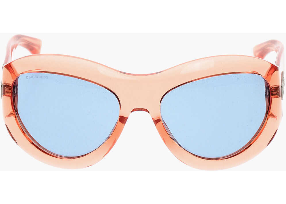 Ochelari de soare DSQUARED2 Shield Sunglasses With See-Through Frame Orange Barbati (BM 19269725) 1