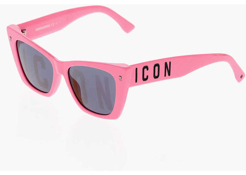 Ochelari de soare DSQUARED2 Cat-Eye Sunglasses With Icon Lettering On The Lenses Pink Femei (BM 19269737) 2