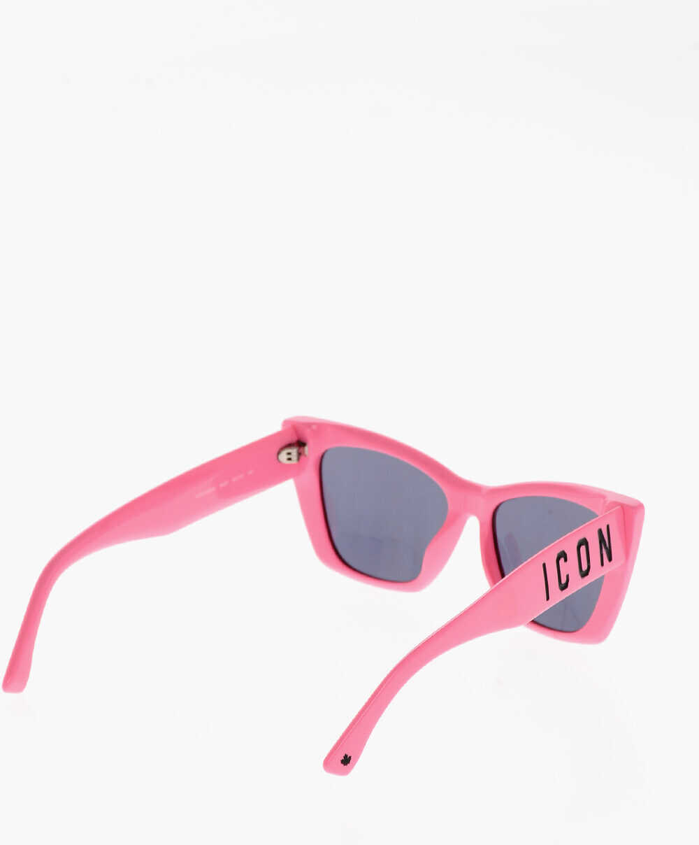 Ochelari de soare DSQUARED2 Cat-Eye Sunglasses With Icon Lettering On The Lenses Pink Femei (BM 19269737) 3