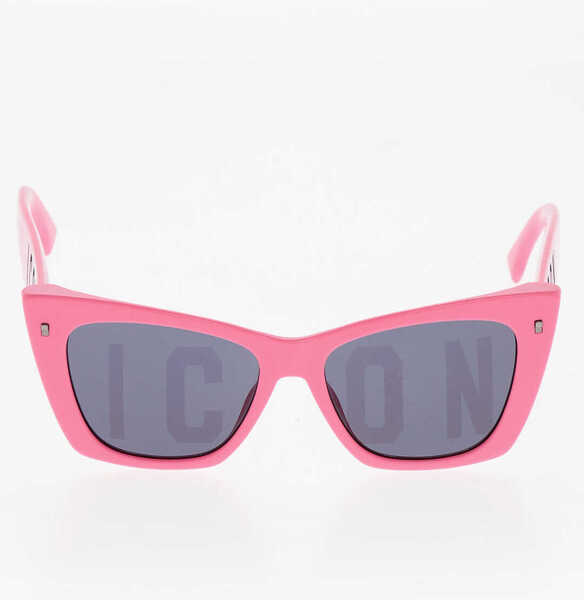 Ochelari de soare DSQUARED2 Cat-Eye Sunglasses With Icon Lettering On The Lenses Pink Femei (BM 19269737) 1