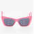 DSQUARED2 Cat-Eye Sunglasses With Icon Lettering On The Lenses Pink