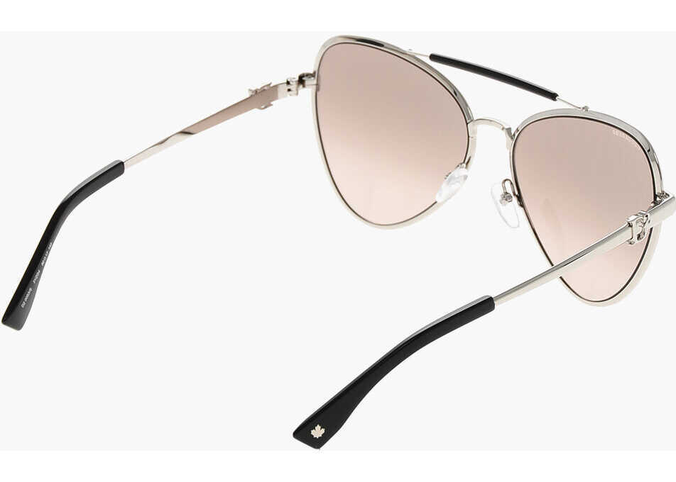 Ochelari de soare DSQUARED2 Aviator Sunglasses With Metal Frame Silver Femei (BM 19269746) 3