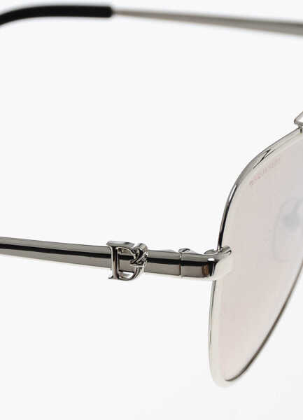 Ochelari de soare DSQUARED2 Aviator Sunglasses With Metal Frame Silver Femei (BM 19269746) 4