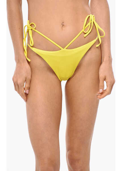Bikini DSQUARED2 Lace-Up Designed Bikini Bottom Yellow Femei (BM 19269752) 1