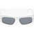DSQUARED2 Icon Solid Color Cat-Eye Sunglasses With Contrasting Logo White