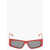 DSQUARED2 Icon Solid Color Sunglasses With Contrasting Logo Red