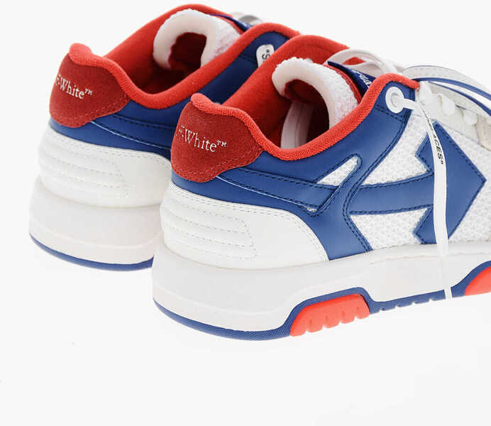 Sneakers Off-White Canvas Out Of Office Sneakers With Leather Details Blue Barbati (BM 19269857) 2
