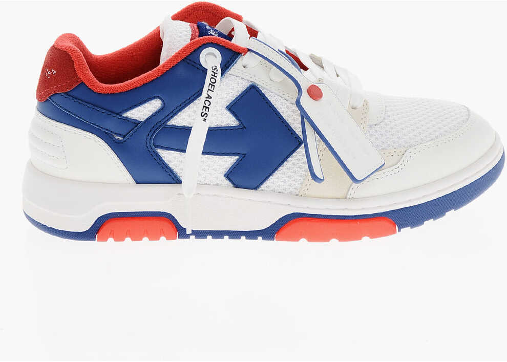 Sneakers Off-White Canvas Out Of Office Sneakers With Leather Details Blue Barbati (BM 19269857) 3