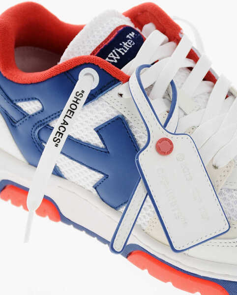 Sneakers Off-White Canvas Out Of Office Sneakers With Leather Details Blue Barbati (BM 19269857) 4