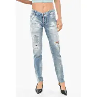 Blugi skinny Acid Wash Jennifer Slim Fit Jeans 14Cm Femei