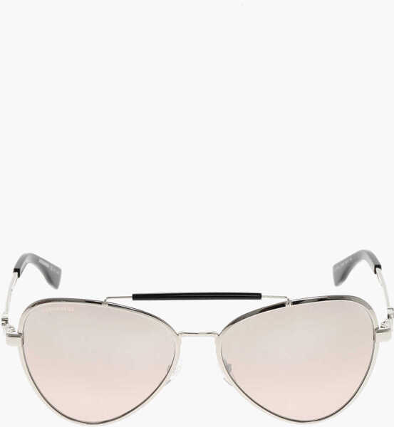 Ochelari de soare DSQUARED2 Aviator Sunglasses With Metal Frame Silver Femei (BM 19269875) 1
