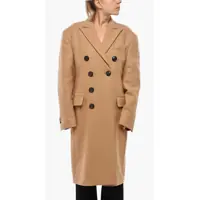 Paltoane Center Vent Peak Lapel Deana Double-Breasted Coat Femei