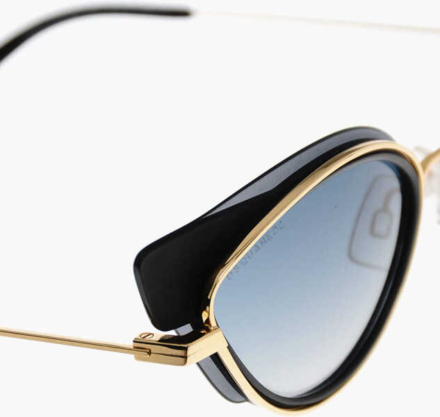 Ochelari de soare DSQUARED2 Cat-Eye Sunglasses With Golden Metal Frame Black Femei (BM 19269884) 4