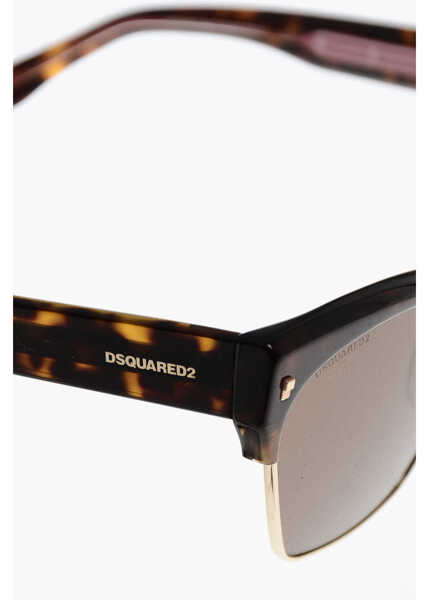 Ochelari de soare DSQUARED2 Tortoiseshell Cat-Eye Sunglasses With Golden Metal Details Brown Femei (BM 19269887) 4