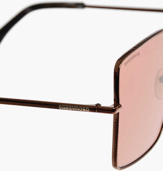 Ochelari de soare DSQUARED2 Rimless Sunglasses With Metal Frame Brown Femei (BM 19269896) 4