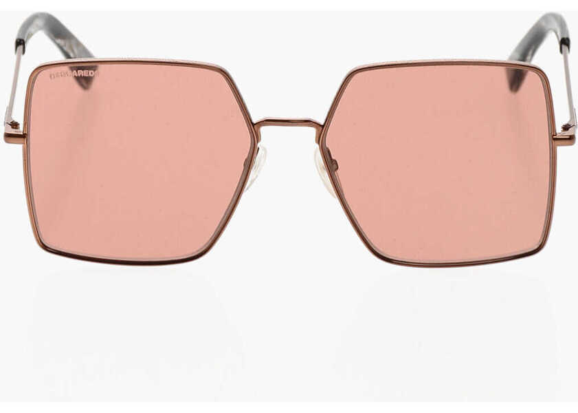 Ochelari de soare DSQUARED2 Rimless Sunglasses With Metal Frame Brown Femei (BM 19269896) 1