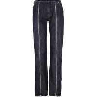 Blugi skinny Double Zipper Pants Femei