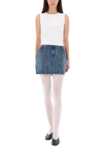 Fuste casual Jean Paul Gaultier Miniskirt With Double Zipper DENIM Femei (BM 19269953) 2