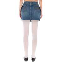 Fuste casual Jean Paul Gaultier Dama - Fuste casual Jean Paul Gaultier Miniskirt With Double Zipper DENIM Femei (BM 19269953) - B-mall.ro