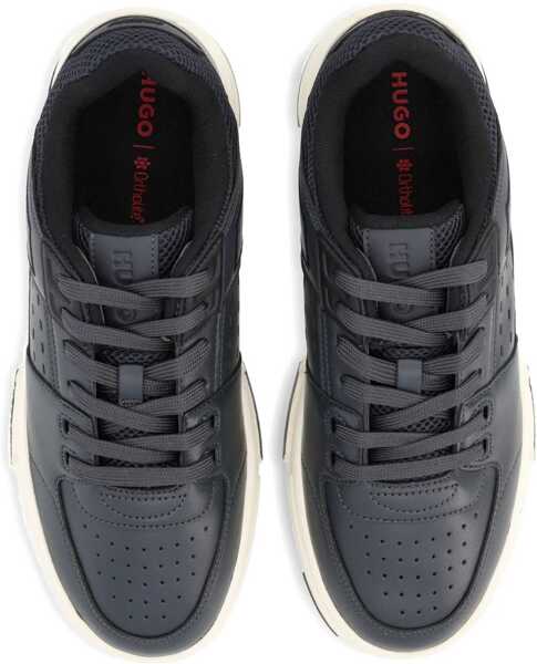 Sneakers Hugo Boss Sneaker With Mesh Details BLUE Barbati (BM 19269962) 4