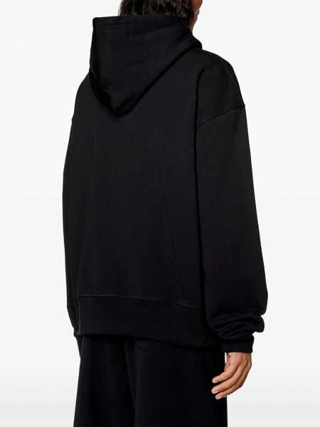 Bluze de trening Diesel Sweatshirt With Logo And Hood BLACK Barbati (BM 19269965) 4